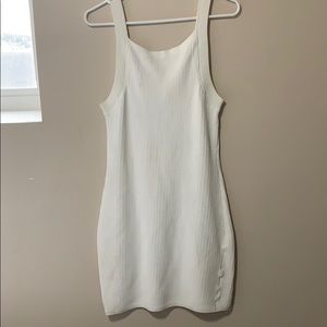 Rag & Bone White Colette Fitted Cocktail Dress